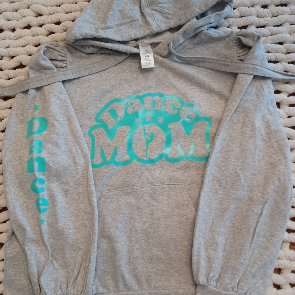 "Dance mom" Hoodie sweater Grey Xxl